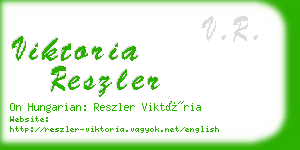 viktoria reszler business card